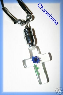 1 CASES OF 12 ) FLASHING CROSS NECKLACESS