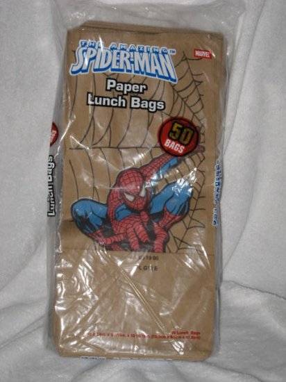 Marvel Spiderman Spider Man Lunch Party Paper Bags x 2 Packs