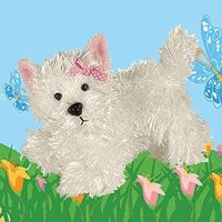 Webkinz White Terrier