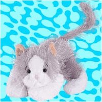 Webkinz Gray and White Cat-Retired