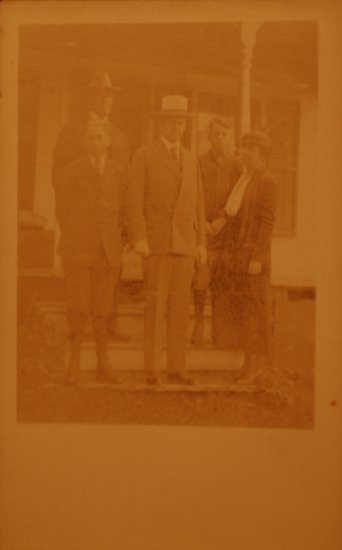 Coolidge Family RPPC