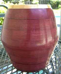 PurpleHeart Vase