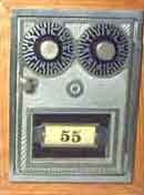 Post Office Box door Dual Dial