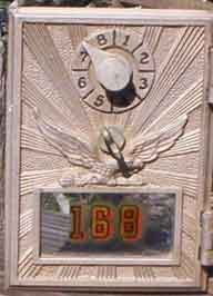 Post Office Box door Eagle with sun rays (small)