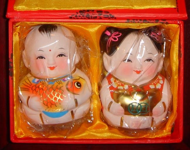 Chinese Clay figurine - unique valentine gift