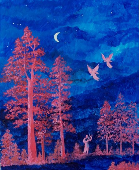 Angel and Violin Player