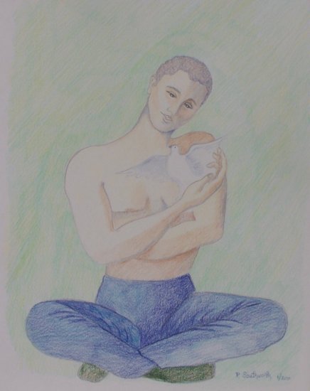 Boy with Dove