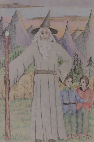 Gandalf and the Hobbits