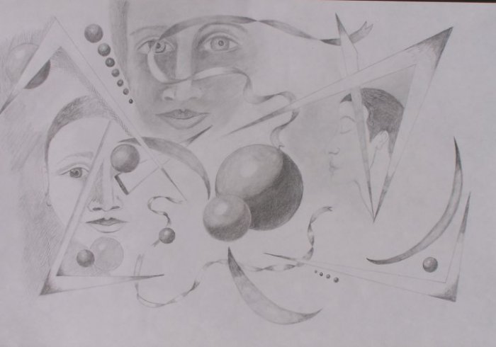 Faces with Ribbons and Spheres