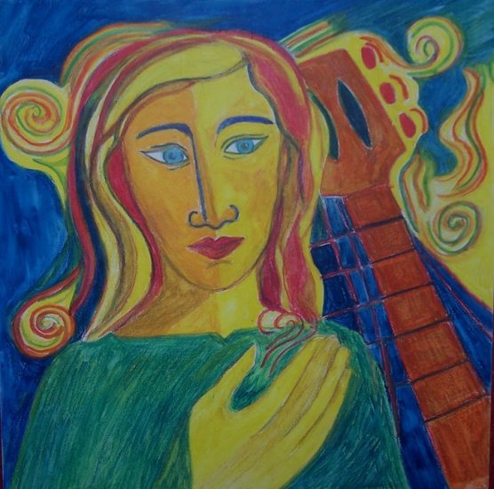 Woman with Guitar