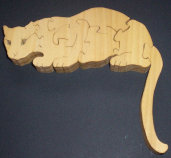Wood Cougar Puzzle