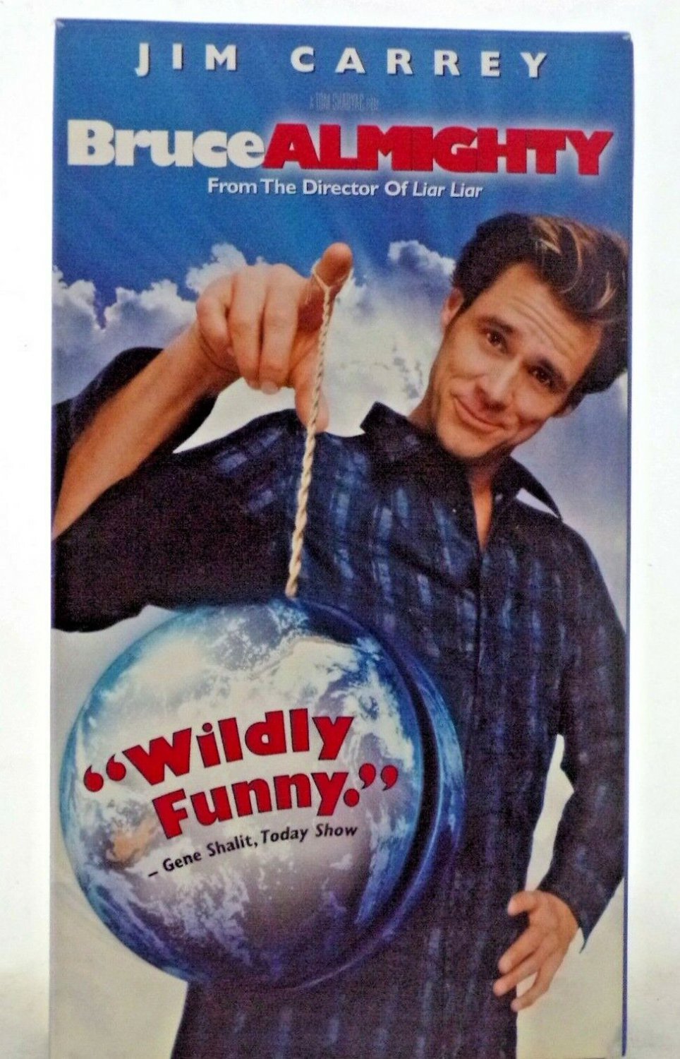 Bruce Almighty Jim Carrey Jennifer Aniston Morgan Freeman 2003 VHS