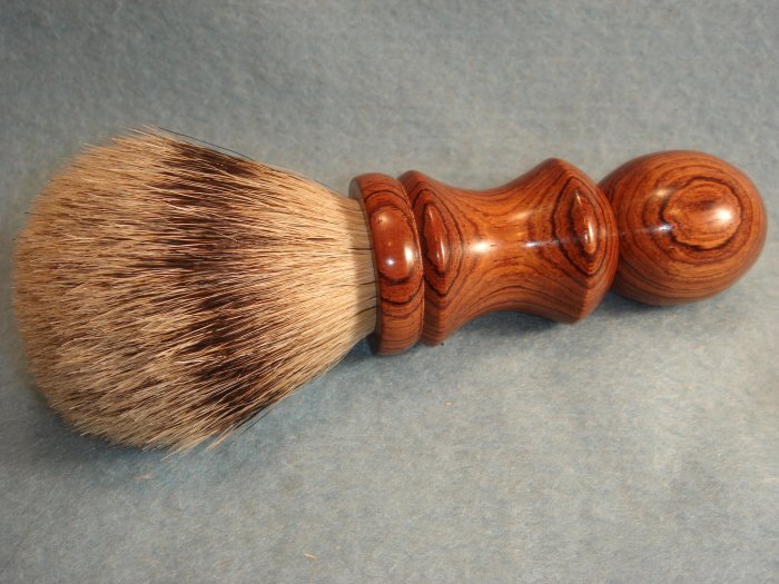 Silver Tip Badger Hair Shaving Brush - Honduran Rosewood (Large)