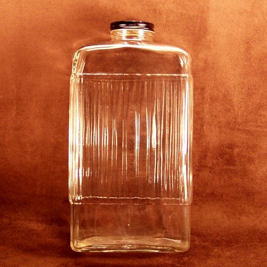 Vintage Glass Refrigerator Bottle