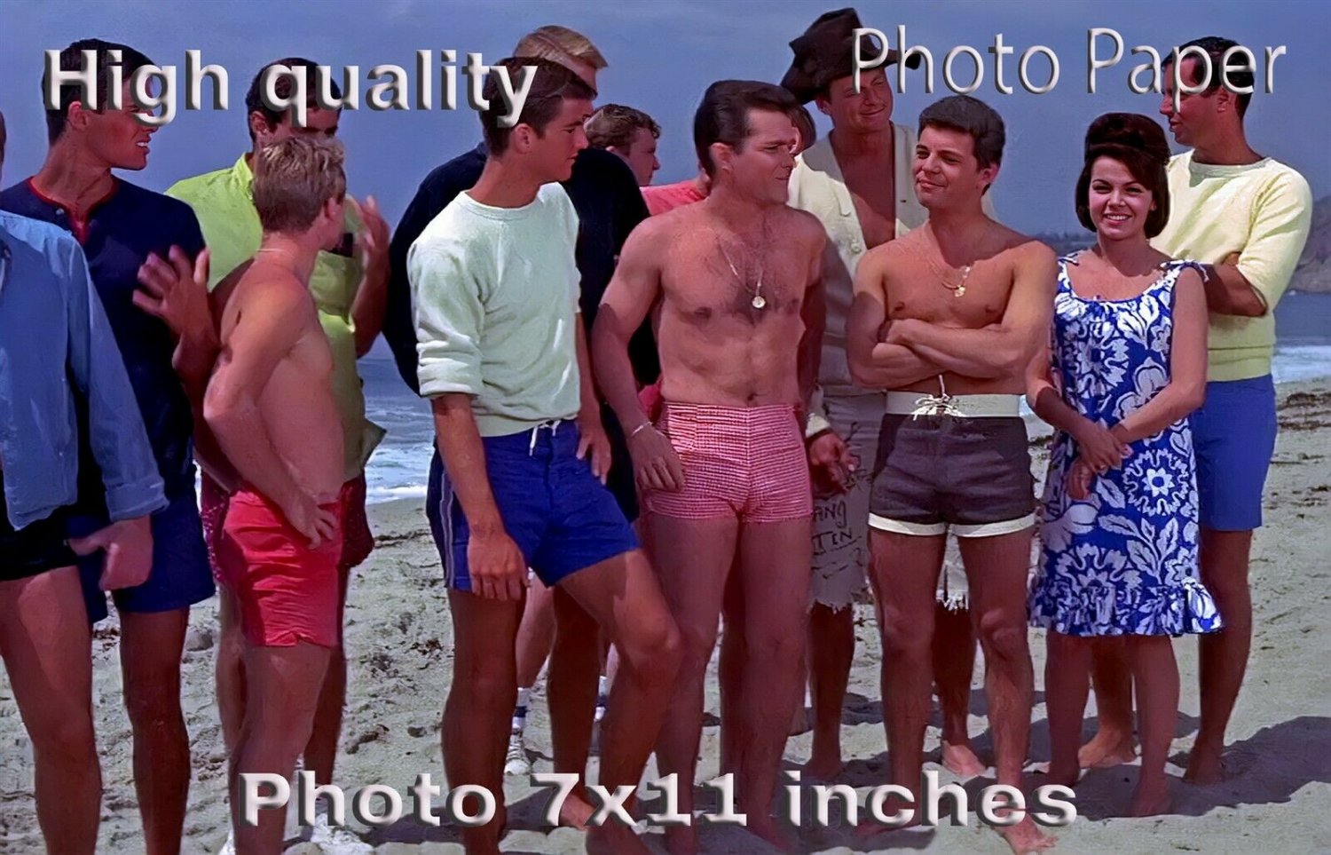 Annette Funicello Frankie Avalon John Ashley Bikini Beach Photo X