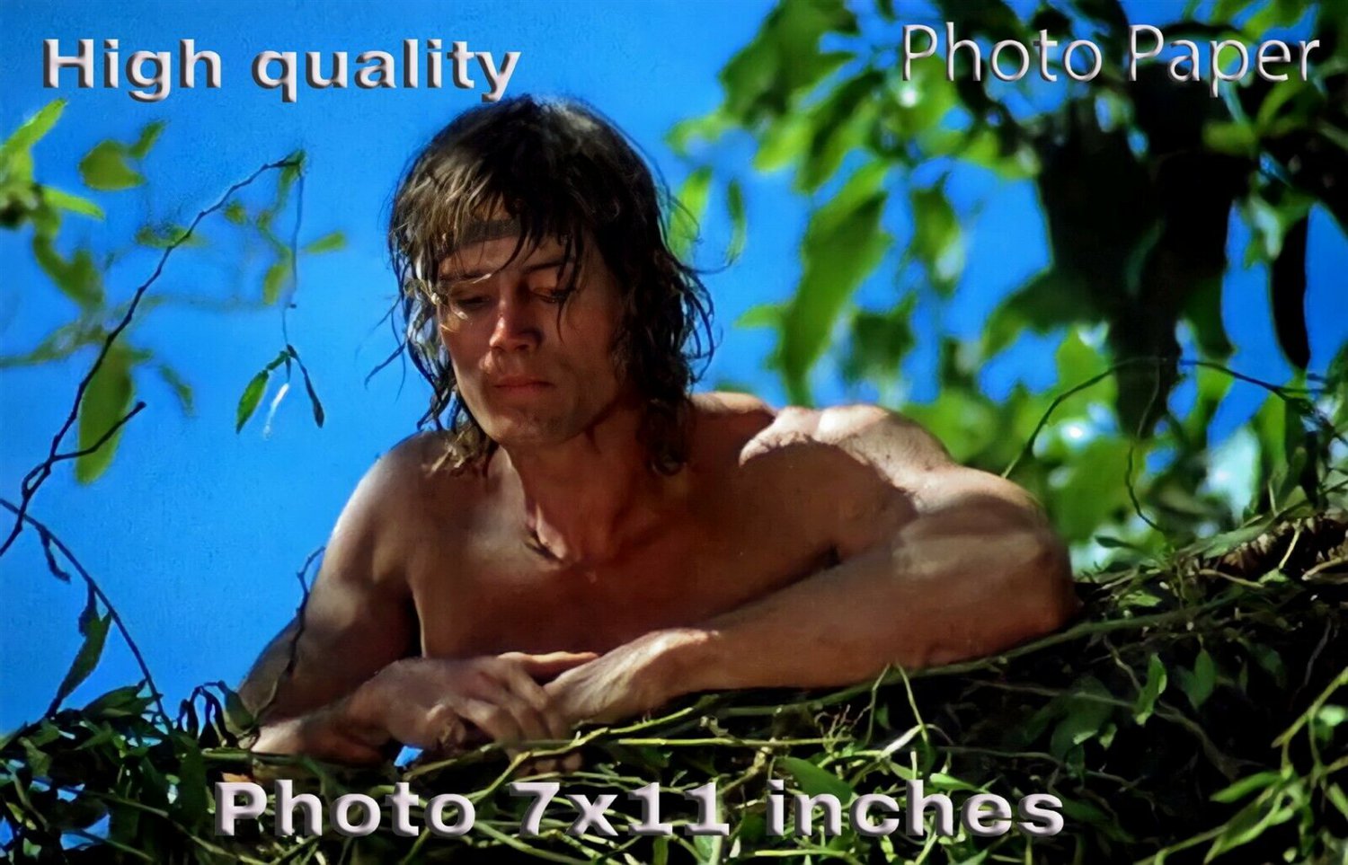 Miles O Keeffe Tarzan The Ape Man PHOTO HQ X Inches