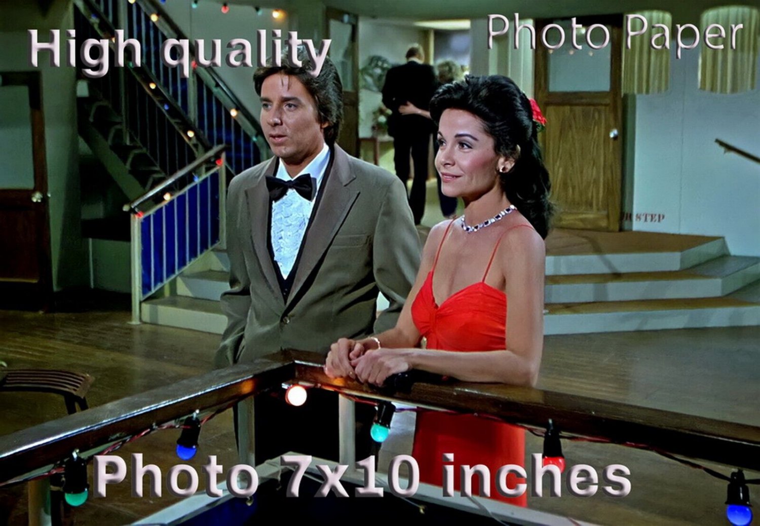 Annette Funicello Bobby Sherman LOVE BOAT PHOTO HQ 10x7 Inches 03