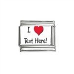New 9mm photo Italian Charm I Love Any Text! (U Pick)