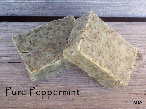 Pure Peppermint 100% Natural soap