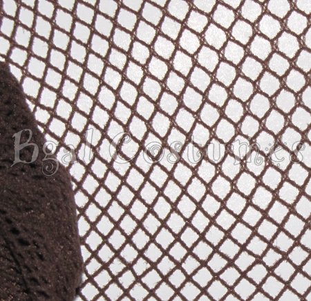 Chocolate Brown Fishnet Pantyhose~Hose~Stockings~One Size~Halloween