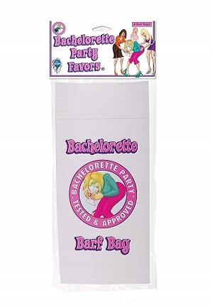 Bachelorette Party Set of 8 "Barf Bags"~Supplies~Favors