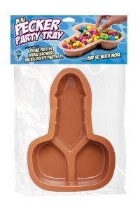 Set of 3 Penis Shaped Party Trays~Pecker~Bachelorette Party Supplies