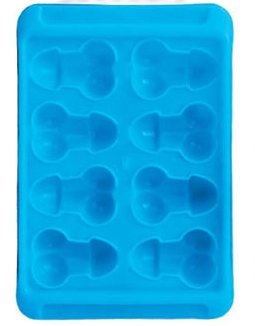 Set of 2 Penis Shaped Ice Cube Trays~Pecker~Bachelorette Party Supplies