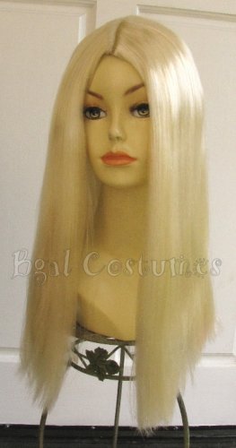 Long Blonde Halloween Costume Wig~Alice in Wonderland