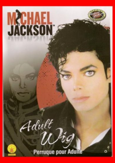 Official Michael Jackson Curly Thriller Costume Wig
