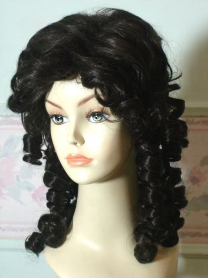 Brown Southern Belle Halloween Costume Wig~Bell