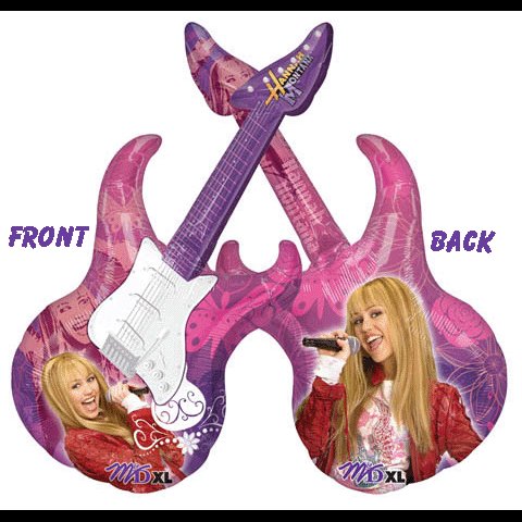 41" HANNAH MONTANA BIRTHDAY PARTY GUITAR BALLOON~DECORATIONS