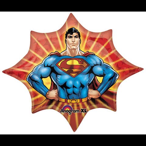 35" SUPERMAN BOYS BIRTHDAY PARTY BALLOON~DECORATIONS