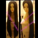 Long Black Straight Wig~No Bangs~Cosplay~Cher~Costume