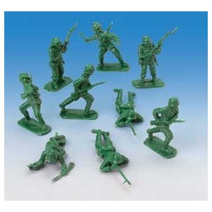 HUGE LOT 144 LITTLE GREEN ARMY MEN TOYS~TOY SOLDIERS~STORY~MILITARY PARTY FAVORS