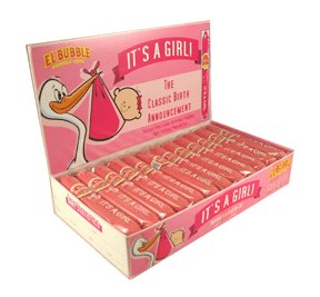 Its a girl bubble gum cigars for new baby