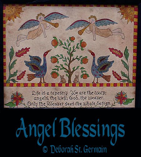 Rug Hooking & Punch Needle Pattern E-Booklet "Angel Blessings"