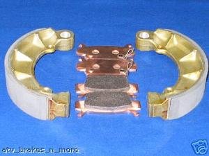 HONDA 05 - 06 500 FOREMAN 4X4 2x4 FRONT BRAKE PADS & REAR BRAKE SHOES #2-1090S-1-1118