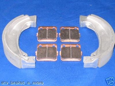 YAMAHA BRAKES 99-04 BIG BEAR YFM 400 350 BRAKE PADS SHOES #2-1012S-1-2217
