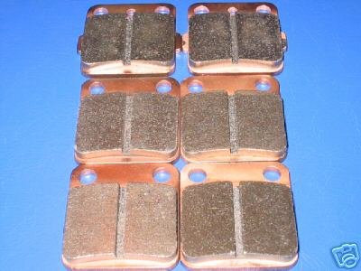 YAMAHA BRAKES 95-05 WOLVERINE YFM350X YFM350 YFM 350X 350 FRONT & REAR BRAKE PADS #1-3030S-2-1012S
