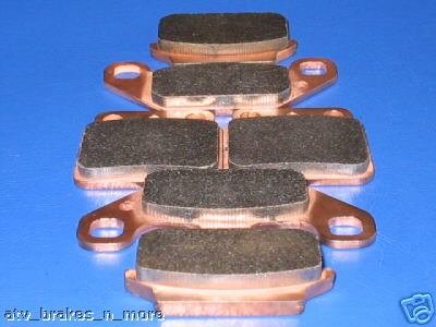 SUZUKI BRAKES 87 - 92 LT250R QUADRACER FRONT & REAR BRAKE PAD 2-128 1-137