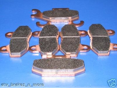 YAMAHA BRAKES 06-08 RAPTOR YFM700 700 FRONT & REAR BRAKE PADS #1-3031S-1-3032S-1-7064S