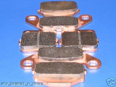 KAWASAKI BRAKES 95-03 KEF300 300 LAKOTA FRONT & REAR BRAKE PADS 2-15-128 1-84