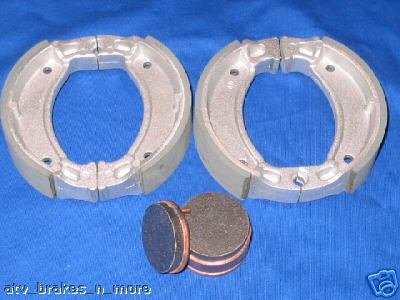 YAMAHA BRAKES 88-02 BLASTER YFS200 YFS 200 FRONT SHOES & REAR BRAKE PADS #2-2206-1-2034S