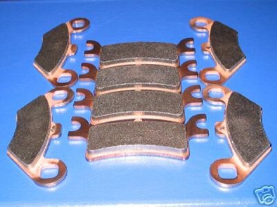 POLARIS BRAKES 2008 500 SPORTSMAN TOURING EFI QUAD FRONT & REAR BRAKE PADS #2-7036-2-7058S