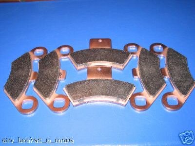 POLARIS BRAKES 01-02 XPLORER 400 4x4 FRONT & REAR BRAKE PADS #2-7036S-1-7047S