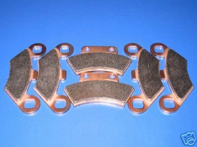 POLARIS BRAKES 89-92 BIG BOSS 250 4x6 FRONT & REAR BRAKE PADS #2-7036S-1-7037S