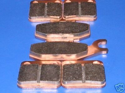 YAMAHA BRAKES 07-08 YFM400 GRIZZLY 400 4x4 FRONT & REAR BRAKE PADS #2-15-84-1-15-307