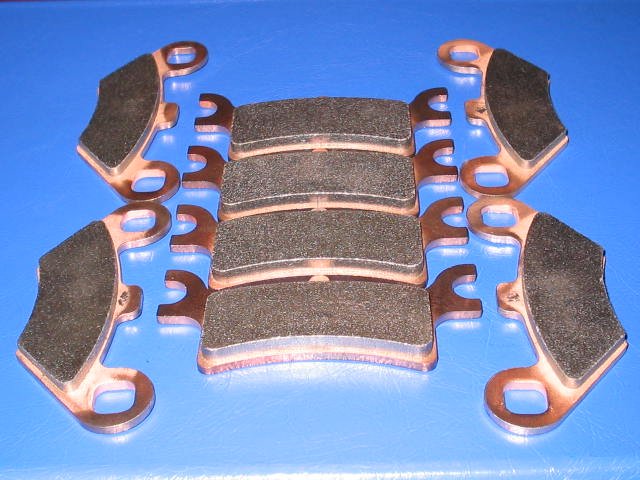 POLARIS BRAKES 07-08 SPORTSMAN 500 X 2 EFI QUAD FRONT & REAR BRAKE PADS #2-7036-2-7058S