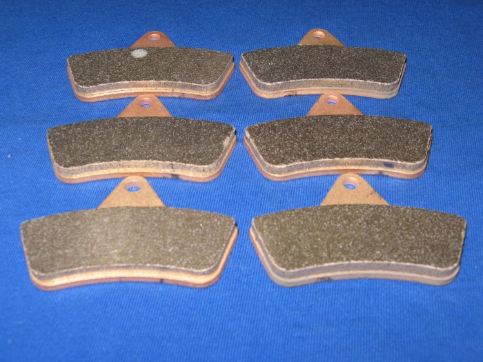 BRAKES 1998 - 2004 ARCTIC CAT ATV 500 ALL MODELS FRONT & REAR BRAKE PADS 3-7063s