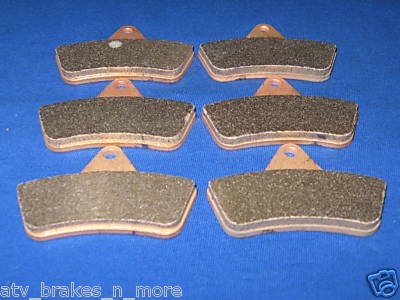 BRAKES 1998 - 2004 ARCTIC CAT 300 4x4 ATV FRONT & REAR BRAKE PADS 3-7063s
